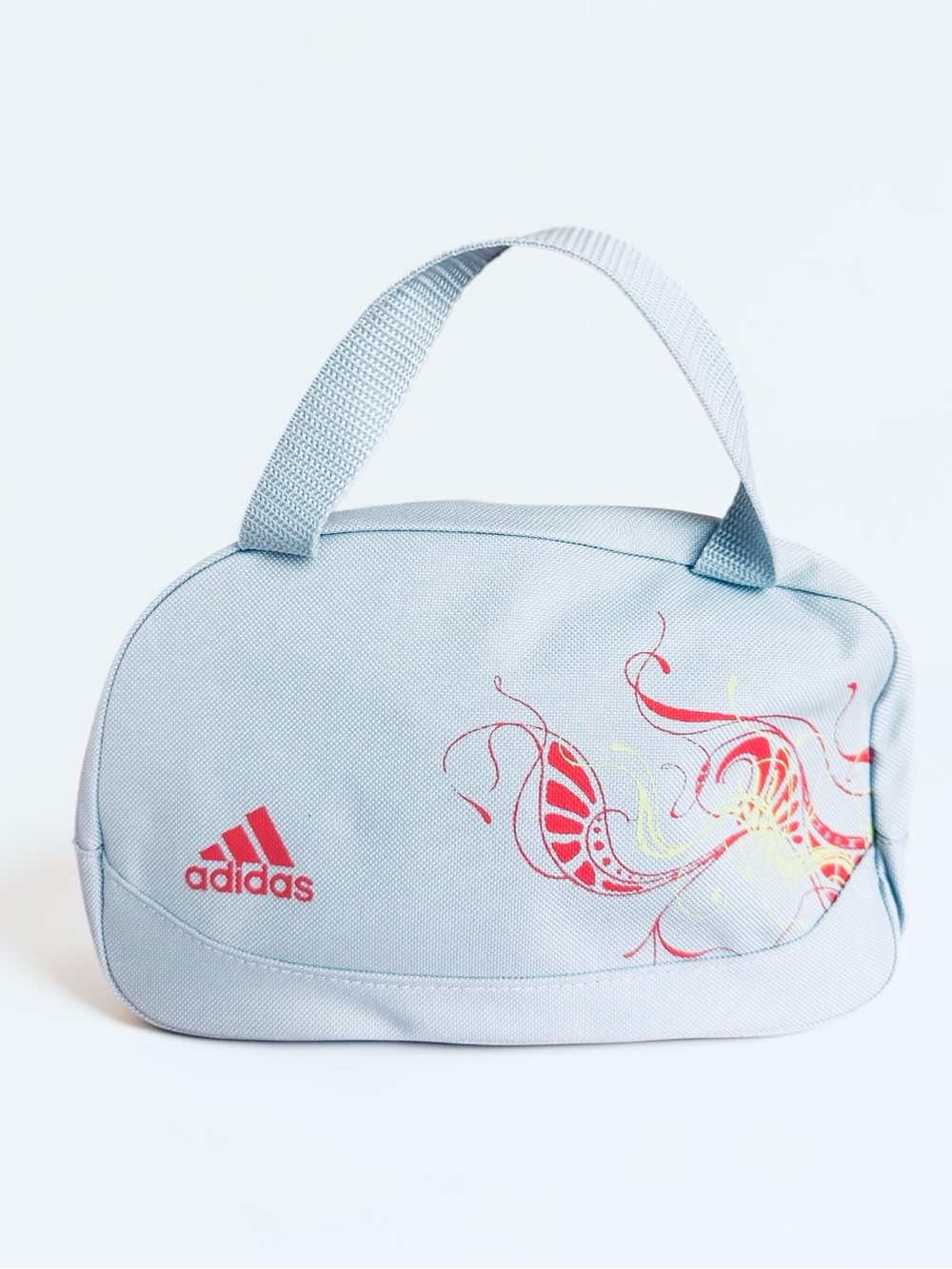 Adidas Gray Travel Toiletry Cosmetic Organizer Bag Carry Handle OS